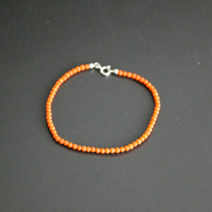 bracciale-con-sfere-in-corallo-rosso-e-argento